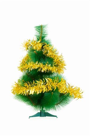 simsearch:400-09095755,k - Christmas tree isolated on the white background Photographie de stock - Aubaine LD & Abonnement, Code: 400-04719346
