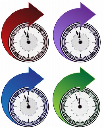 An image of a forward clock arrow set. Stock Photo - Budget Royalty-Free & Subscription, Code: 400-04710067