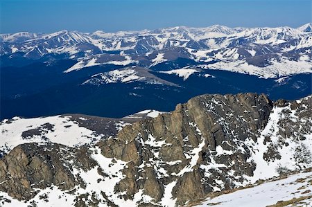 rocky mountain national park - Panorama from Mt Evans, Colorado Fotografie stock - Microstock e Abbonamento, Codice: 400-04710618