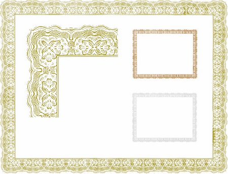 simsearch:400-04710715,k - Detailed vector decorative border for certificates. Stock Photo - Budget Royalty-Free & Subscription, Code: 400-04710808