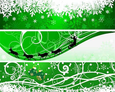 simsearch:400-07174470,k - Vector Christmas (New Year) banners for design use Stock Photo - Budget Royalty-Free & Subscription, Code: 400-04711111