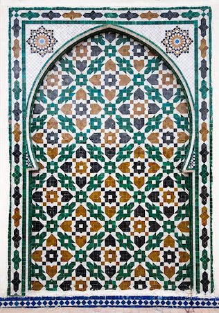 faberfoto (artist) - Moroccan style ceramic mosaic - Best of Morocco Foto de stock - Royalty-Free Super Valor e Assinatura, Número: 400-04711452