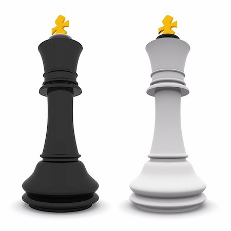 simsearch:400-04955785,k - black and white pawns isolated on white. 3D chess Stock Photo - Budget Royalty-Free & Subscription, Code: 400-04712215