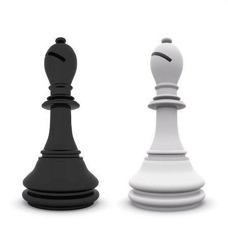 simsearch:400-04955785,k - black and white pawns isolated on white. 3D chess Stock Photo - Budget Royalty-Free & Subscription, Code: 400-04712217