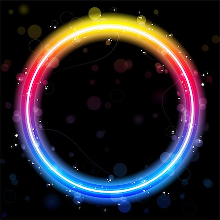 simsearch:400-04216790,k - Vector - Alphabet Rainbow Lights  Glitter with Sparkles Fotografie stock - Microstock e Abbonamento, Codice: 400-04712433