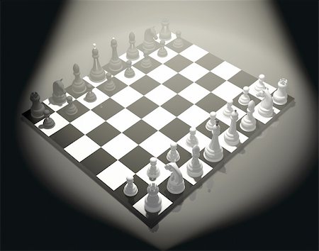 simsearch:400-04955785,k - 3d chess on a board Stock Photo - Budget Royalty-Free & Subscription, Code: 400-04712555