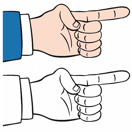 An image of a finger pointing. Stock Photo - Budget Royalty-Free & Subscription, Code: 400-04712589