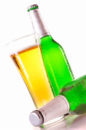 Chilled golden beer concpet Stock Photo - Budget Royalty-Free & Subscription, Code: 400-04713183