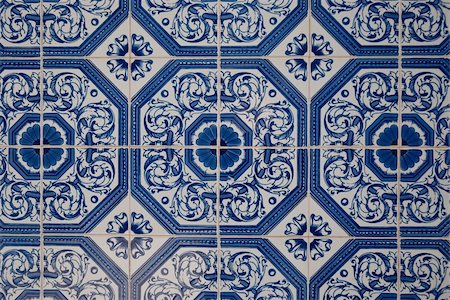 simsearch:400-08962382,k - Detail of Portuguese glazed tiles. Stock Photo - Budget Royalty-Free & Subscription, Code: 400-04713236