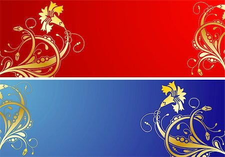 simsearch:400-04852864,k - Collect Floral Banner, element for design, vector illustration Stock Photo - Budget Royalty-Free & Subscription, Code: 400-04713448