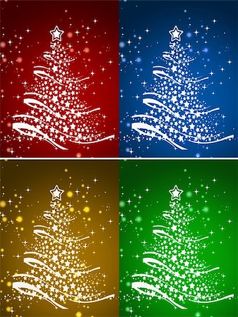 Illustration Christmas Background , Christmas  Card Fotografie stock - Microstock e Abbonamento, Codice: 400-04724009
