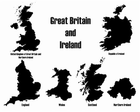 Great Britain + Ireland Foto de stock - Super Valor sin royalties y Suscripción, Código: 400-04724157
