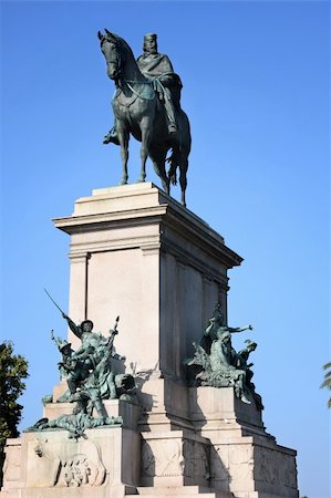 parc provincial garibaldi - Monument a Giuseppe Garibaldi ? Gianicolo in Roma, Italia Photographie de stock - Aubaine LD & Abonnement, Code: 400-04724388