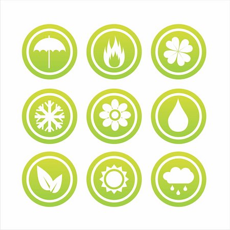 simsearch:400-05739512,k - set of 9 nature signs Stock Photo - Budget Royalty-Free & Subscription, Code: 400-04724637
