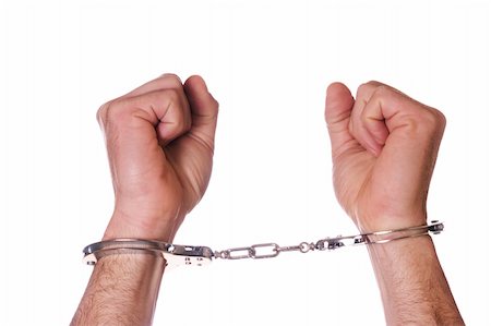 Hands and handcuffs Stock Photo - Budget Royalty-Free & Subscription, Code: 400-04725434