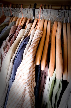 closet detail at home under disaster! Stock Photo - Budget Royalty-Free & Subscription, Code: 400-04726649