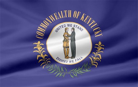 simsearch:400-04348687,k - Large flag of Kentucky Photographie de stock - Aubaine LD & Abonnement, Code: 400-04727917