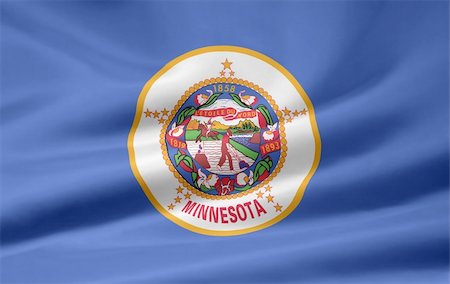 simsearch:400-05143182,k - Large flag of Minnesota Stock Photo - Budget Royalty-Free & Subscription, Code: 400-04727925