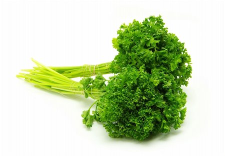 simsearch:400-04418942,k - Bouquet of parsley isolated on white Stockbilder - Microstock & Abonnement, Bildnummer: 400-04728129