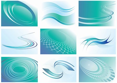 Abstract backgrounds set. Vector art in Adobe illustrator EPS format, compressed in a zip file. The different graphics are all on separate layers so they can easily be moved or edited individually. The document can be scaled to any size without loss of quality. Stock Photo - Budget Royalty-Free & Subscription, Code: 400-04728337