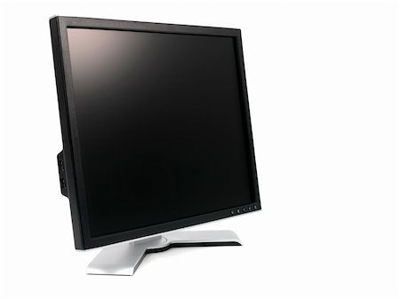 simsearch:400-04086261,k - A computer monitor isolated against a white background Photographie de stock - Aubaine LD & Abonnement, Code: 400-04728983