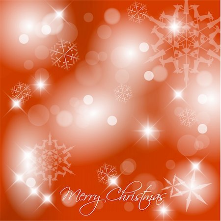 simsearch:400-04761157,k - Vector red Christmas background with white snowflakes and place for your text Stock Photo - Budget Royalty-Free & Subscription, Code: 400-04729057