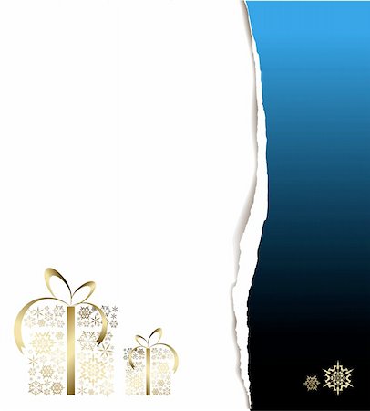 simsearch:400-04900958,k - Christmas card - snowflakes and place for your text Foto de stock - Royalty-Free Super Valor e Assinatura, Número: 400-04729072