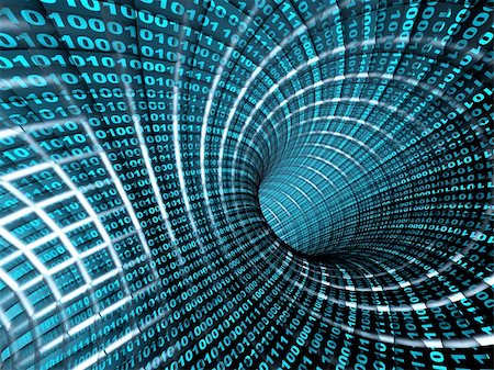 simsearch:614-06625109,k - Internet concept -  3d abstract blue tunnel Stock Photo - Budget Royalty-Free & Subscription, Code: 400-04720750