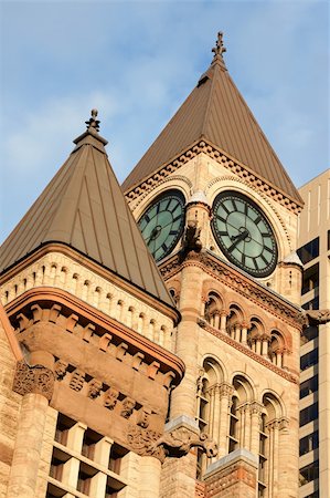 small town downtown canada - Detail of the Old City Hall of Toronto in the sunset light Stock Photo - Budget Royalty-Free & Subscription, Code: 400-04720913