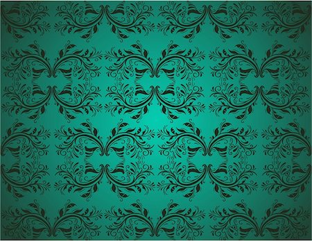 simsearch:400-05319723,k - Seamlessly Damask Wallpaper Stock Photo - Budget Royalty-Free & Subscription, Code: 400-04722311