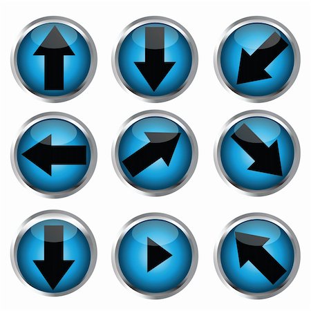 simsearch:400-04725464,k - Buttons for web design, black arrow icon set Stock Photo - Budget Royalty-Free & Subscription, Code: 400-04722875