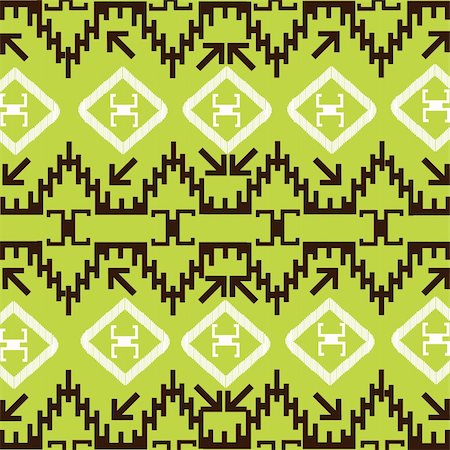 simsearch:400-07243881,k - Ethnic pattern with traditional decorative motives Stockbilder - Microstock & Abonnement, Bildnummer: 400-04722977