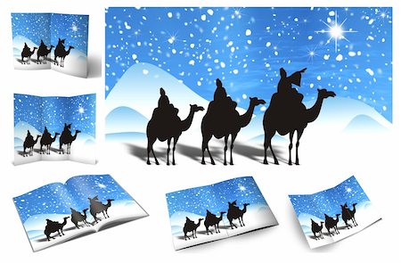 pakmor2011 (artist) - Traditional Christmas background, illustration of Christmas Card Foto de stock - Royalty-Free Super Valor e Assinatura, Número: 400-04723732