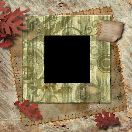 simsearch:400-04914530,k - framework for design in retro-style photo. Album scrapbook Stockbilder - Microstock & Abonnement, Bildnummer: 400-04723759