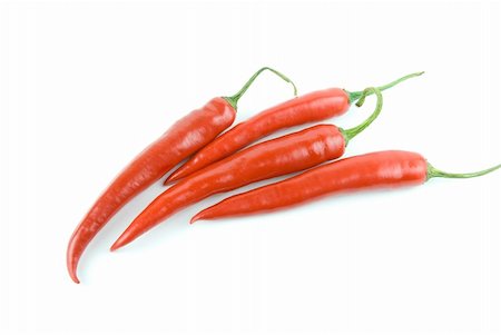simsearch:400-05732421,k - red hot chili pepper isolated on white Photographie de stock - Aubaine LD & Abonnement, Code: 400-04723826
