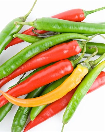 simsearch:400-04185368,k - red and green hot chili peppers isolated on white Foto de stock - Royalty-Free Super Valor e Assinatura, Número: 400-04723832