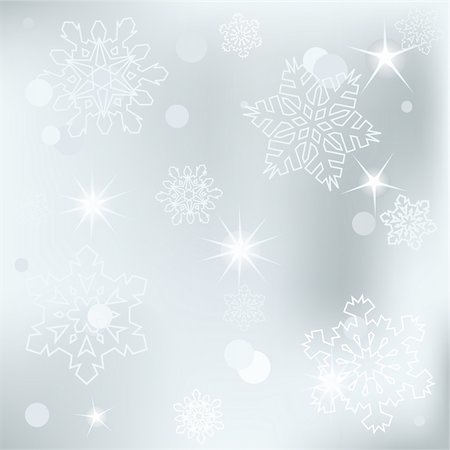 simsearch:400-04761157,k - Christmas background with white snowflakes and place for your text Stock Photo - Budget Royalty-Free & Subscription, Code: 400-04734034