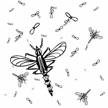 An image of a mosquito background. Foto de stock - Royalty-Free Super Valor e Assinatura, Número: 400-04734415