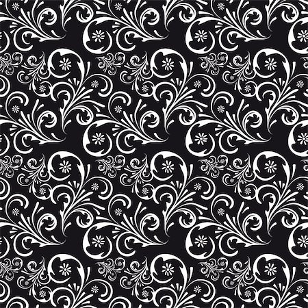 simsearch:400-08807079,k - Seamless background of black and white. Vector illustration. Vector art in Adobe illustrator EPS format, compressed in a zip file. The different graphics are all on separate layers so they can easily be moved or edited individually. The document can be scaled to any size without loss of quality. Stock Photo - Budget Royalty-Free & Subscription, Code: 400-04734618