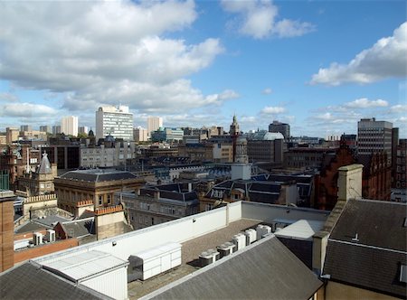 simsearch:400-05260380,k - Aerial view of the city of Glasgow, Scotland Foto de stock - Royalty-Free Super Valor e Assinatura, Número: 400-04734720