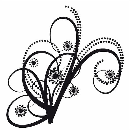 Tattoos in the form of an abstract bouquet. Vector illustration. Vector art in Adobe illustrator EPS format, compressed in a zip file. The different graphics are all on separate layers so they can easily be moved or edited individually. The document can be scaled to any size without loss of quality. Stock Photo - Budget Royalty-Free & Subscription, Code: 400-04735644