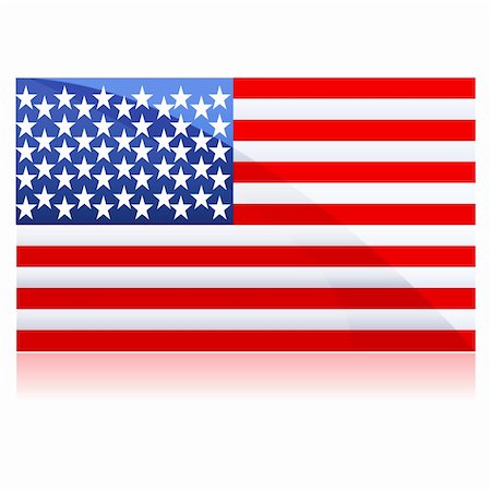 simsearch:400-05103121,k - illustration of flag of united states of america on isolated background Foto de stock - Royalty-Free Super Valor e Assinatura, Número: 400-04735864