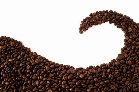 cspiral of coffee beans Photographie de stock - Aubaine LD & Abonnement, Code: 400-04736375