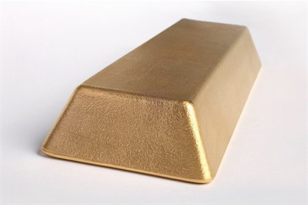simsearch:400-04022894,k - nugget of gold weighing 12 kilograms on a white background Stockbilder - Microstock & Abonnement, Bildnummer: 400-04736598