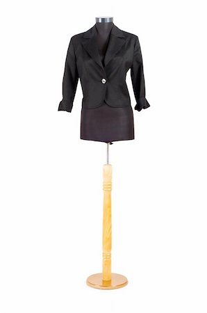 shirt on hanger - Stylish jacket isolated on the white background Stock Photo - Budget Royalty-Free & Subscription, Code: 400-04736665