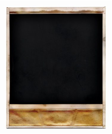 simsearch:400-05117367,k - old photo frame ( back side)the black area intentionaly left uncleaned and  contains visible scratches and dirt Stock Photo - Budget Royalty-Free & Subscription, Code: 400-04736838