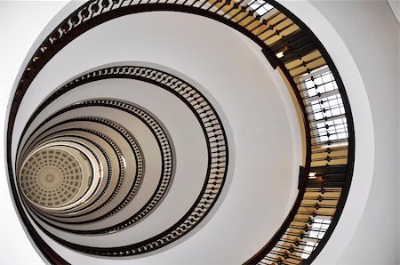 spiral staircase people - Spiral staircase - Scnadinavian Interior Design Stock Photo - Budget Royalty-Free & Subscription, Code: 400-04736937