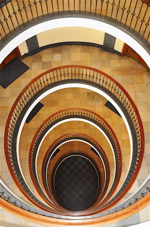 ellipse building - Spiral staircase - Scnadinavian Interior Design Stock Photo - Budget Royalty-Free & Subscription, Code: 400-04736948