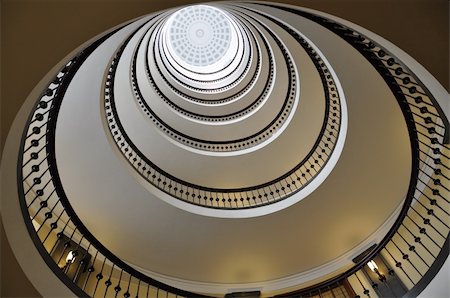 ellipse building - Spiral staircase - Scnadinavian Interior Design Stock Photo - Budget Royalty-Free & Subscription, Code: 400-04736942