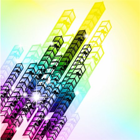 simsearch:400-07661639,k - Abstract Grungy Colorful Arrow Rainbow Background for Business Flyer Stock Photo - Budget Royalty-Free & Subscription, Code: 400-04737341